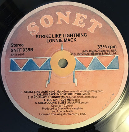 Lonnie Mack : Strike Like Lightning (LP, Album)