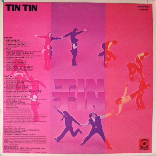 Tin Tin (5) : Tin Tin (LP, Album, Ter)