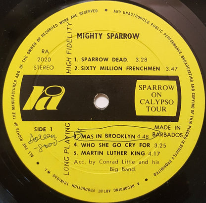 Mighty Sparrow : More Sparrow More (LP, Gat)