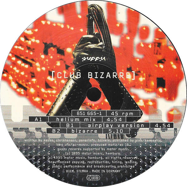 U96 : Club Bizarre (12", Single)