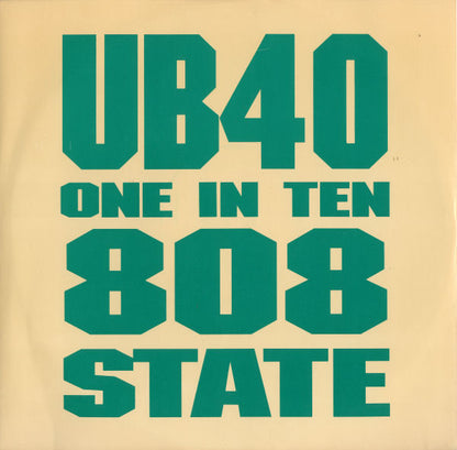 UB40, 808 State : One In Ten (12")