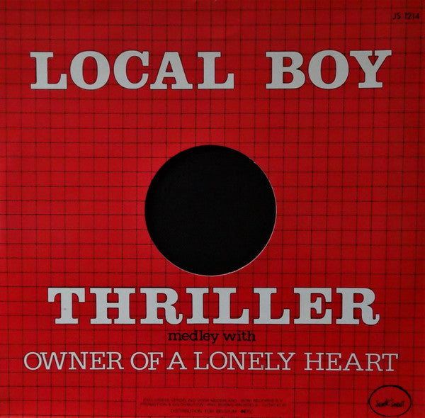 Local Boy : Thriller Medley With Owner Of A Lonely Heart (12")