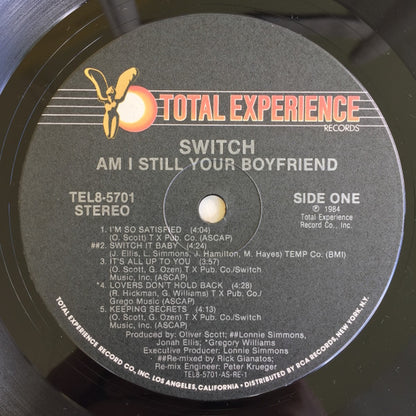 Switch (6) : Am I Still Your Boyfriend? (LP, Album)