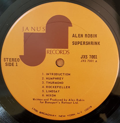 Alen Robin : Supershrink (LP, Album)