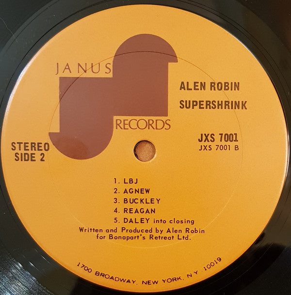 Alen Robin : Supershrink (LP, Album)