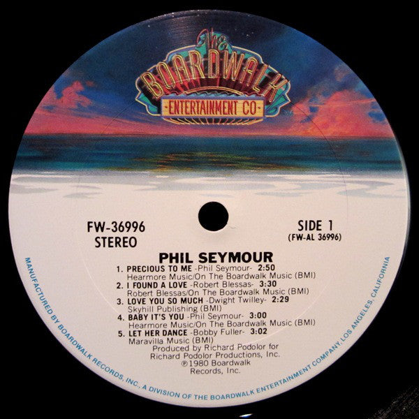 Phil Seymour : Phil Seymour (LP, Album, San)