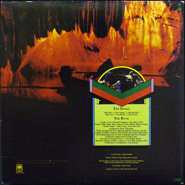 Rick Wakeman : Journey To The Centre Of The Earth (LP, Album, RE, Gat)