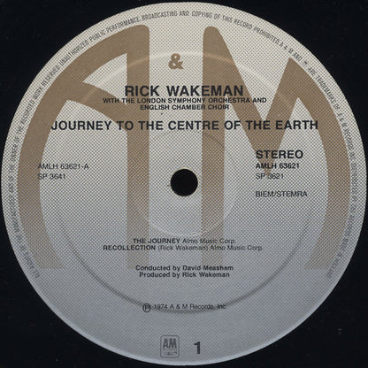 Rick Wakeman : Journey To The Centre Of The Earth (LP, Album, RE, Gat)