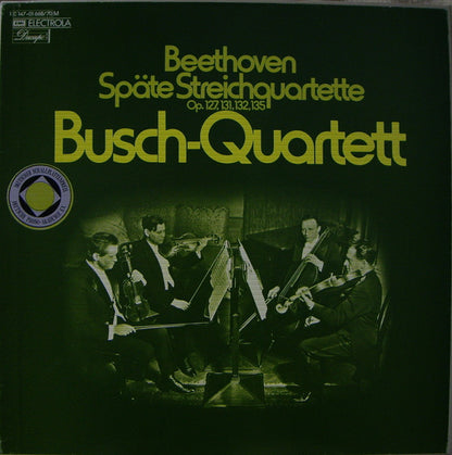 Ludwig van Beethoven, The Busch Quartet : Späte Streichquartette Op. 127, 131, 132, 135 (3xLP, Comp, Mono, RE + Box)