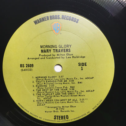 Mary Travers : Morning Glory (LP, Album, Ter)