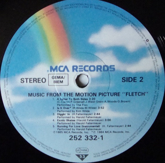 Various : Music From The Motion Picture Soundtrack "Fletch" (LP, Album)