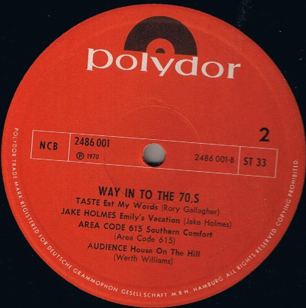 Various : Way In To The 70's (LP, Comp)