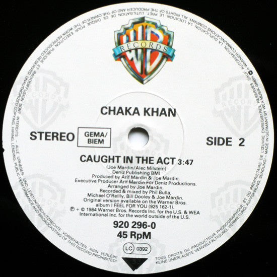 Chaka Khan : This Is My Night (12", Single)