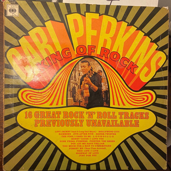 Carl Perkins : King Of Rock (LP, Comp)