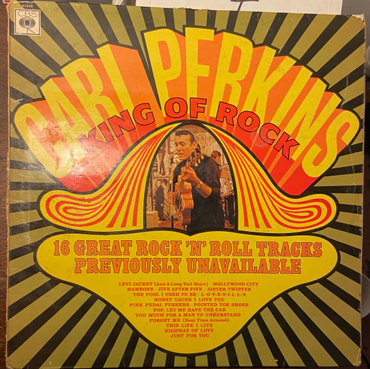 Carl Perkins : King Of Rock (LP, Comp)