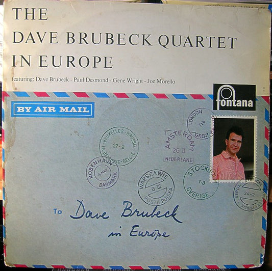 The Dave Brubeck Quartet : The Dave Brubeck Quartet In Europe (LP, Album)