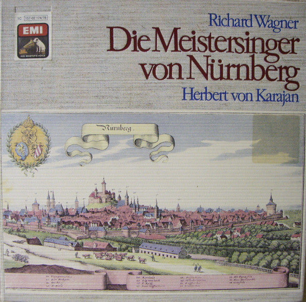 Richard Wagner, Herbert Von Karajan : Die Meistersinger Von Nürnberg (5xLP + Box, Tex)