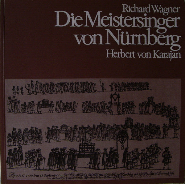 Richard Wagner, Herbert Von Karajan : Die Meistersinger Von Nürnberg (5xLP + Box, Tex)
