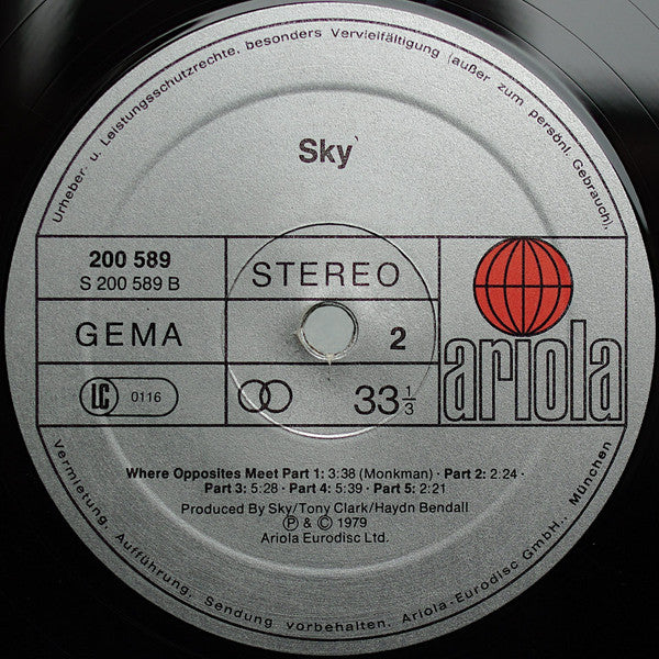 Sky (4) : Sky (LP, Album)