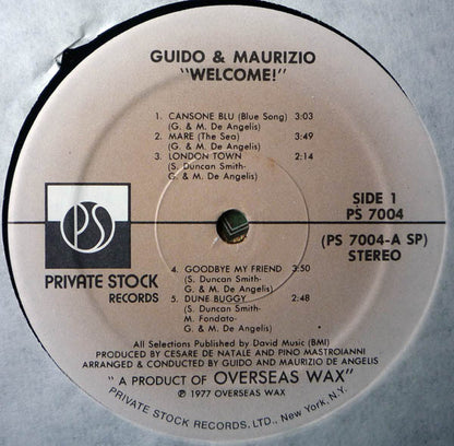 Guido And Maurizio De Angelis : Welcome! (LP, Comp)