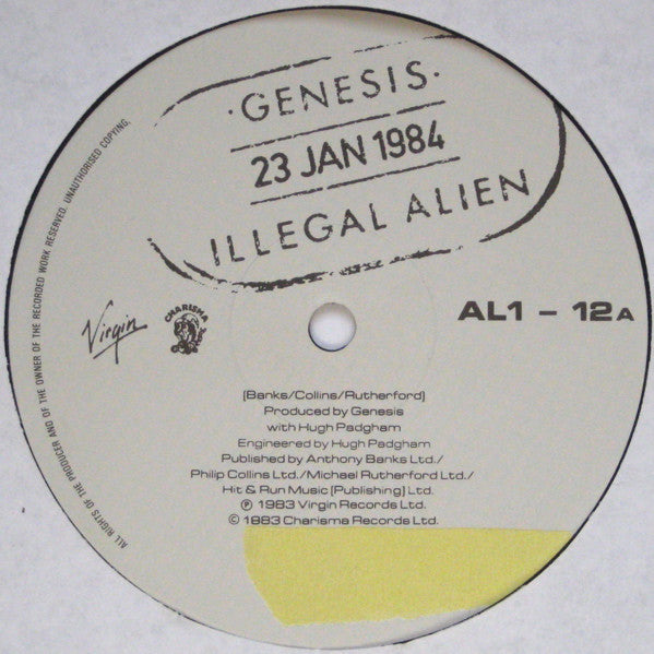 Genesis : Illegal Alien (12", Single)