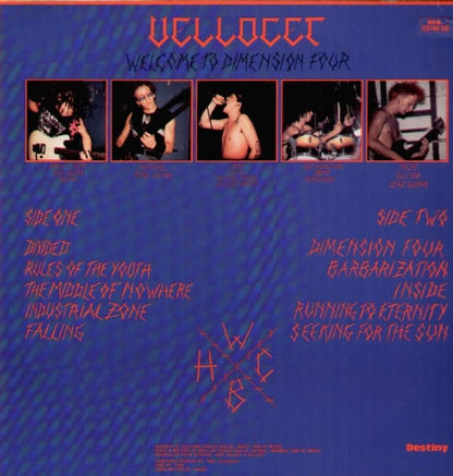 Vellocet (2) : Welcome To Dimension Four (LP, Album)