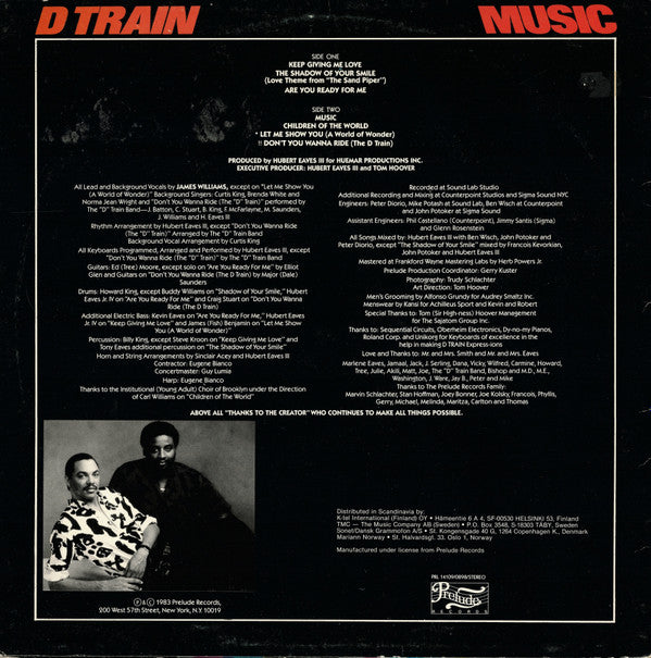 D-Train : Music (LP, Album)