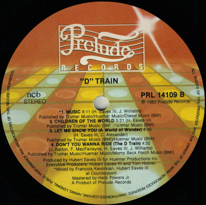 D-Train : Music (LP, Album)