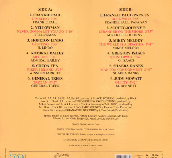 Various : Me Gone Buck Wild - Reggae Dance Hall Killers (LP, Comp)