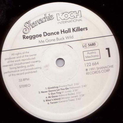 Various : Me Gone Buck Wild - Reggae Dance Hall Killers (LP, Comp)