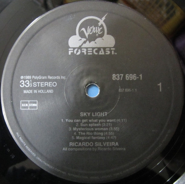 Ricardo Silveira : Sky Light (LP, Album)
