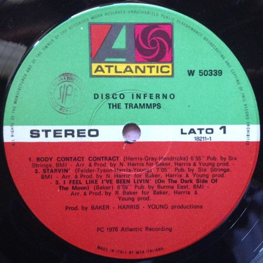 The Trammps : Disco Inferno (LP, Album)