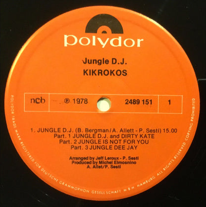 Kikrokos : Jungle D.J & Dirty Kate (LP, Album)