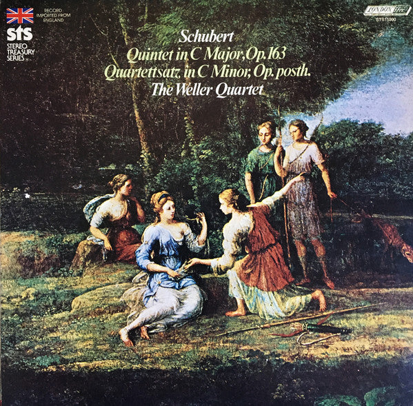 Franz Schubert, Weller-Quartett : Quintet In C Major, Op. 163 / Quartettsatz In C Minor, Op. Posth. (LP, RE)