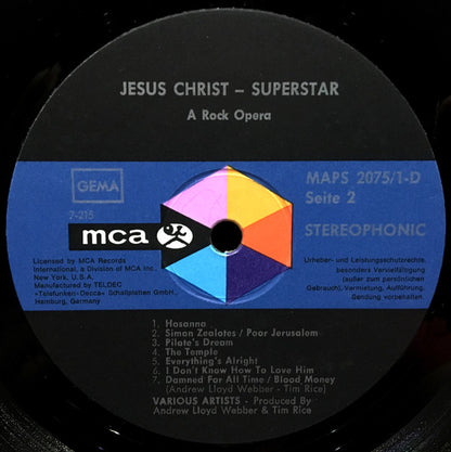 Various : Jesus Christ Superstar (2xLP, Album + Box, Boo)