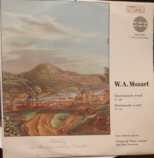 Wolfgang Amadeus Mozart, Denis Matthews, Orchester Der Wiener Staatsoper Unter Hans Swarowsky : Klavierkonzert D-moll KV. 466 / Klaviersonate A-moll KV. 310 (LP)