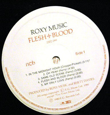 Roxy Music : Flesh + Blood (LP, Album)