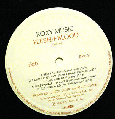 Roxy Music : Flesh + Blood (LP, Album)