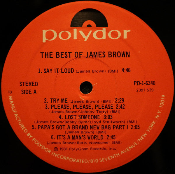 James Brown : The Best Of James Brown (LP, Comp, 18 )