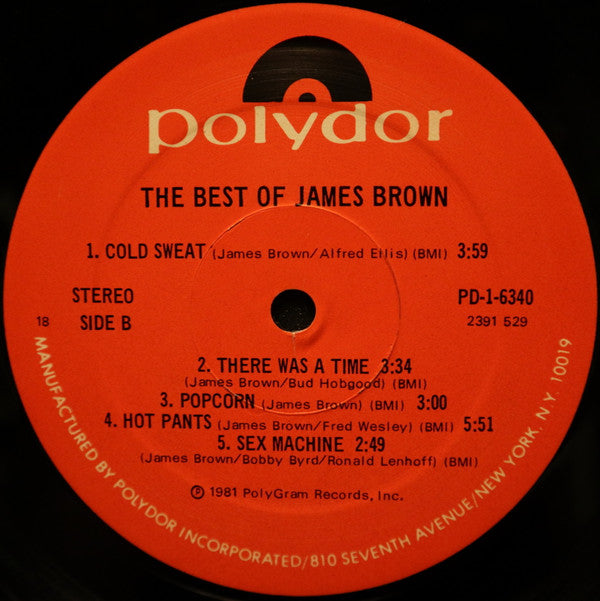 James Brown : The Best Of James Brown (LP, Comp, 18 )