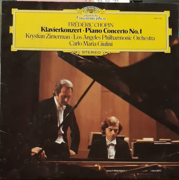 Frédéric Chopin . Los Angeles Philharmonic Orchestra . Krystian Zimerman . Carlo Maria Giulini : Klavierkonzert • Piano Concerto No. 1 (LP, Album)