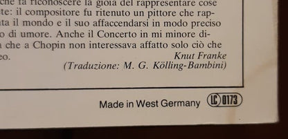 Frédéric Chopin . Los Angeles Philharmonic Orchestra . Krystian Zimerman . Carlo Maria Giulini : Klavierkonzert • Piano Concerto No. 1 (LP, Album)