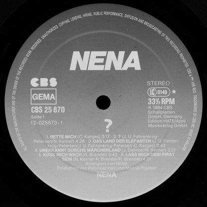 Nena : ? (LP, Album)