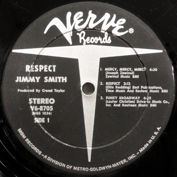 Jimmy Smith : Respect (LP, Album, Dee)