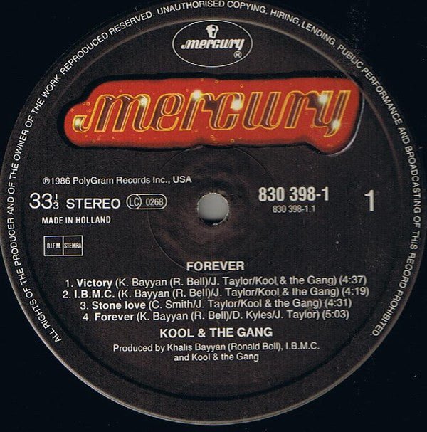 Kool & The Gang : Forever (LP, Album)