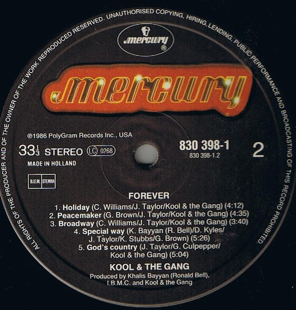 Kool & The Gang : Forever (LP, Album)