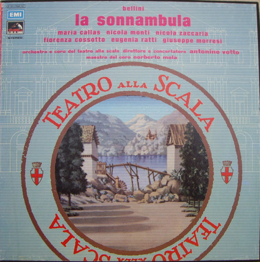 Vincenzo Bellini - Maria Callas - Nicola Monti - Nicola Zaccaria - Fiorenza Cossotto - Eugenia Ratti - Giuseppe Morresi - Orchestra Del Teatro Alla Scala E Coro Del Teatro Alla Scala, Antonino Votto, Norberto Mola : La Sonnambula (3xLP, RE + Box)