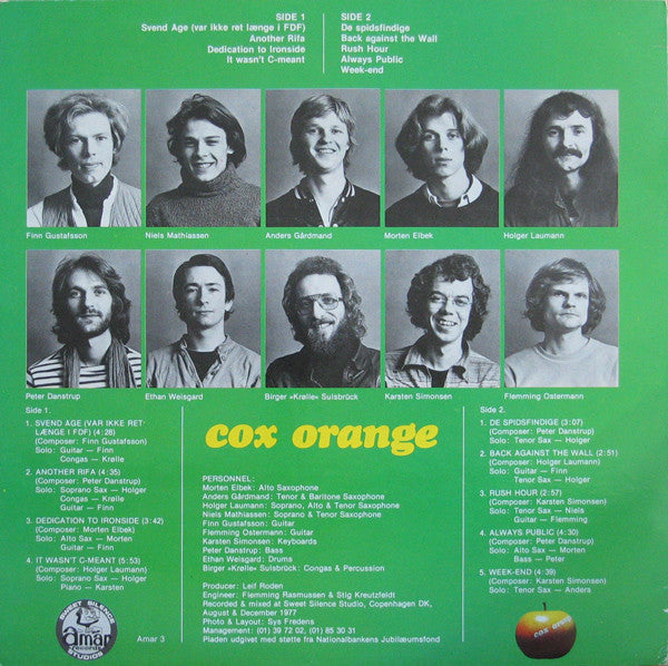 Cox Orange : Cox Orange (LP, Album)