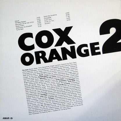 Cox Orange : 2 (LP, Album)