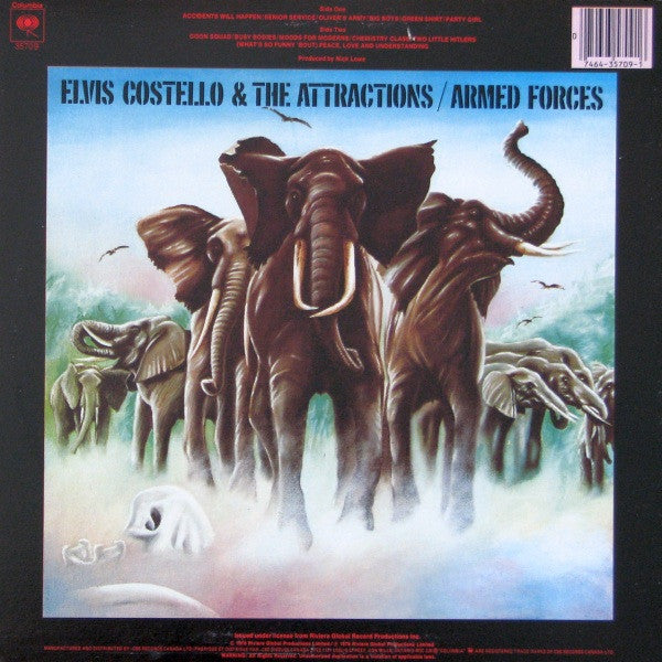 Elvis Costello & The Attractions : Armed Forces (LP, Album)